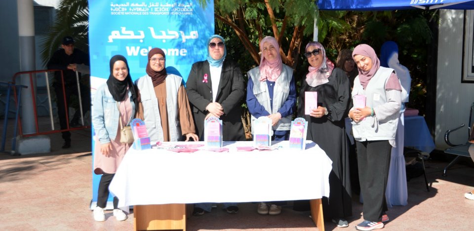 Journée de sensibilisation sur la prévention du cancer du sein à la gare d’Agha – Alger